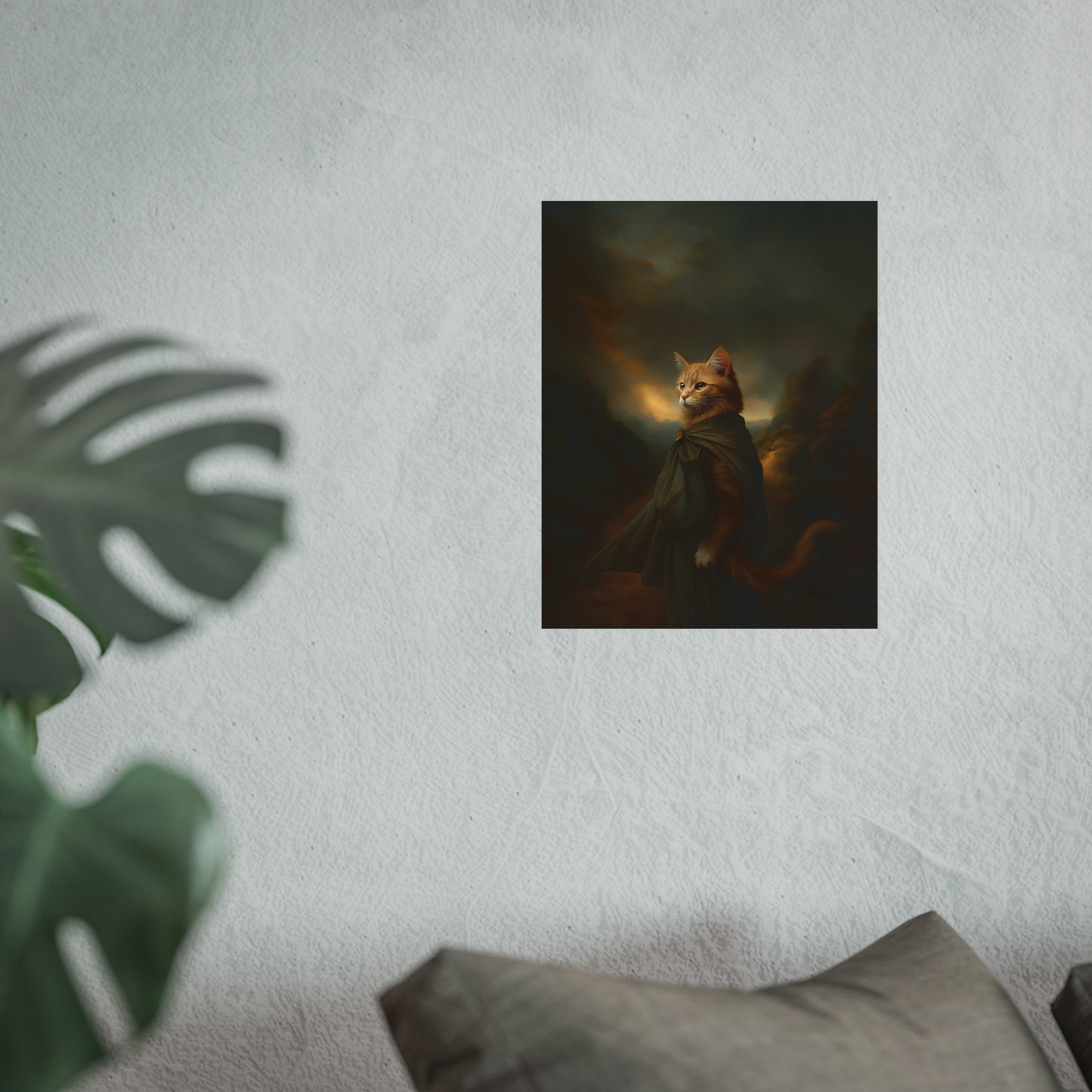 Whimsical Cat Fine Art Poster
