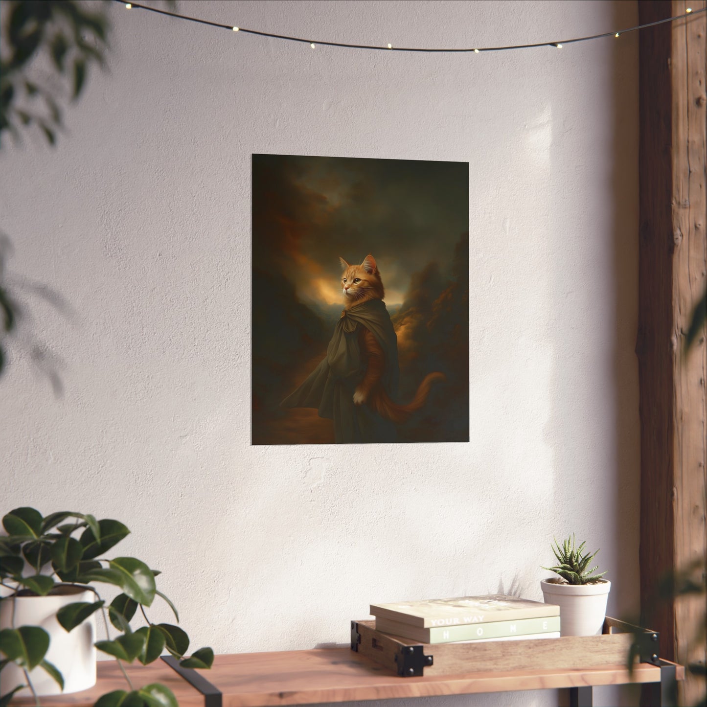 Whimsical Cat Fine Art Poster