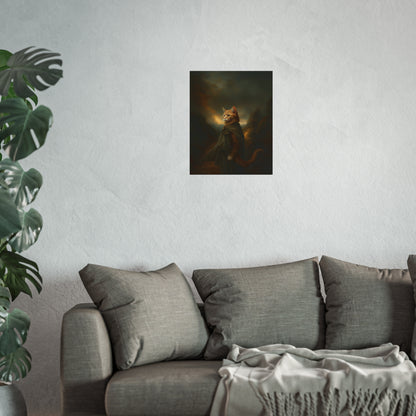 Whimsical Cat Fine Art Poster