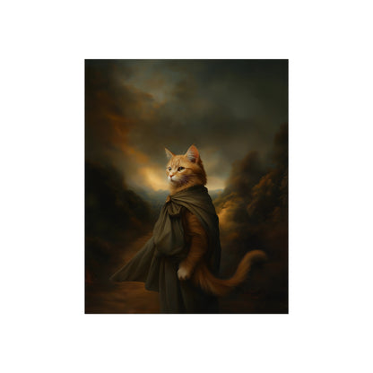 Whimsical Cat Fine Art Poster