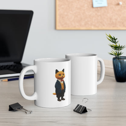 Classic Shorthair Cat Ceramic Mug