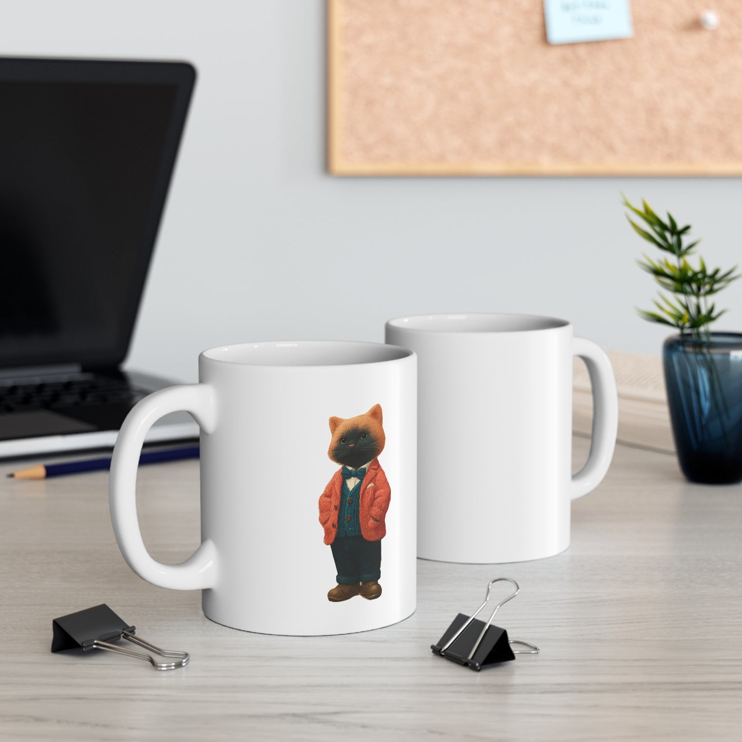 Classic Shorthair Cat Ceramic Mug
