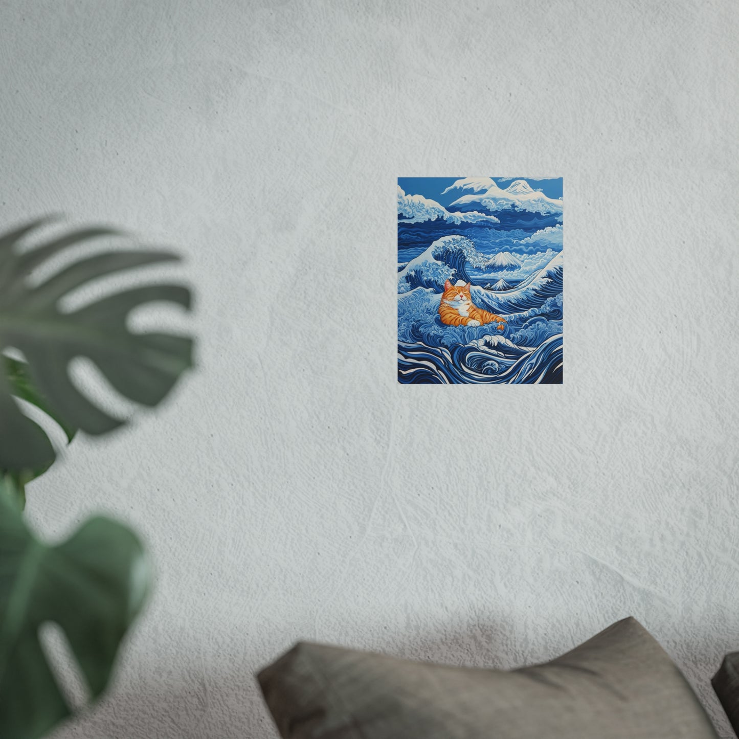 Great Cat Off Kanagawa Art Poster