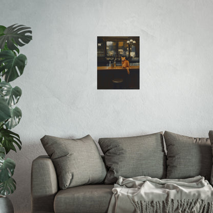 Charming Cat Bar Fine Art Poster