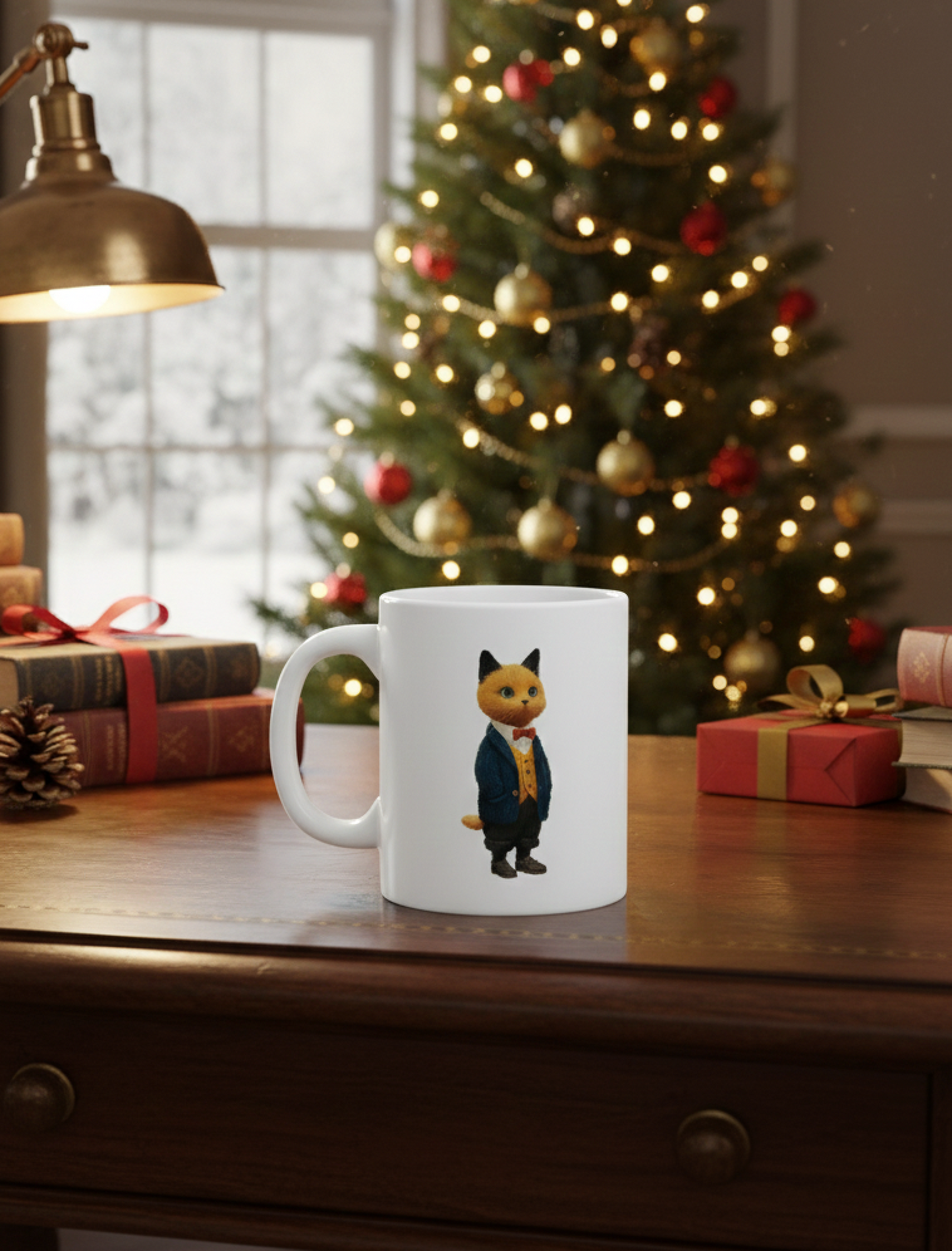 Classic Shorthair Cat Ceramic Mug