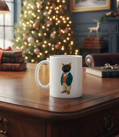 Classic Black Cat Ceramic Mug