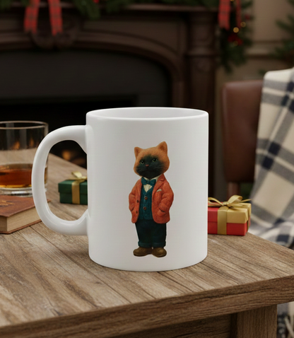 Classic Shorthair Cat Ceramic Mug