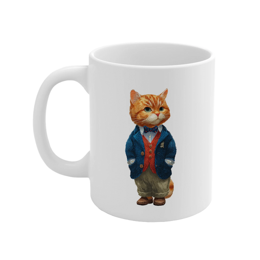 Classic Ginger Cat Ceramic Mug