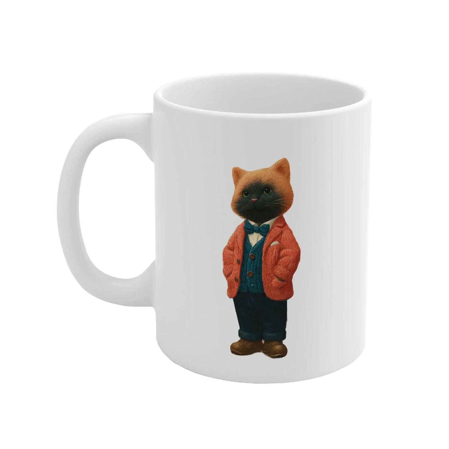 Classic Shorthair Cat Ceramic Mug