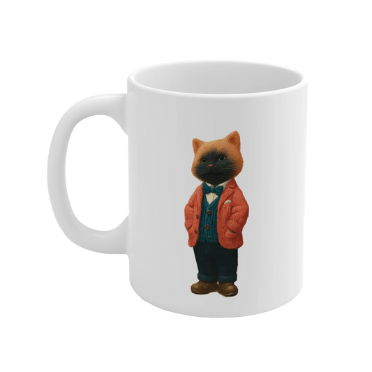 Classic Shorthair Cat Ceramic Mug