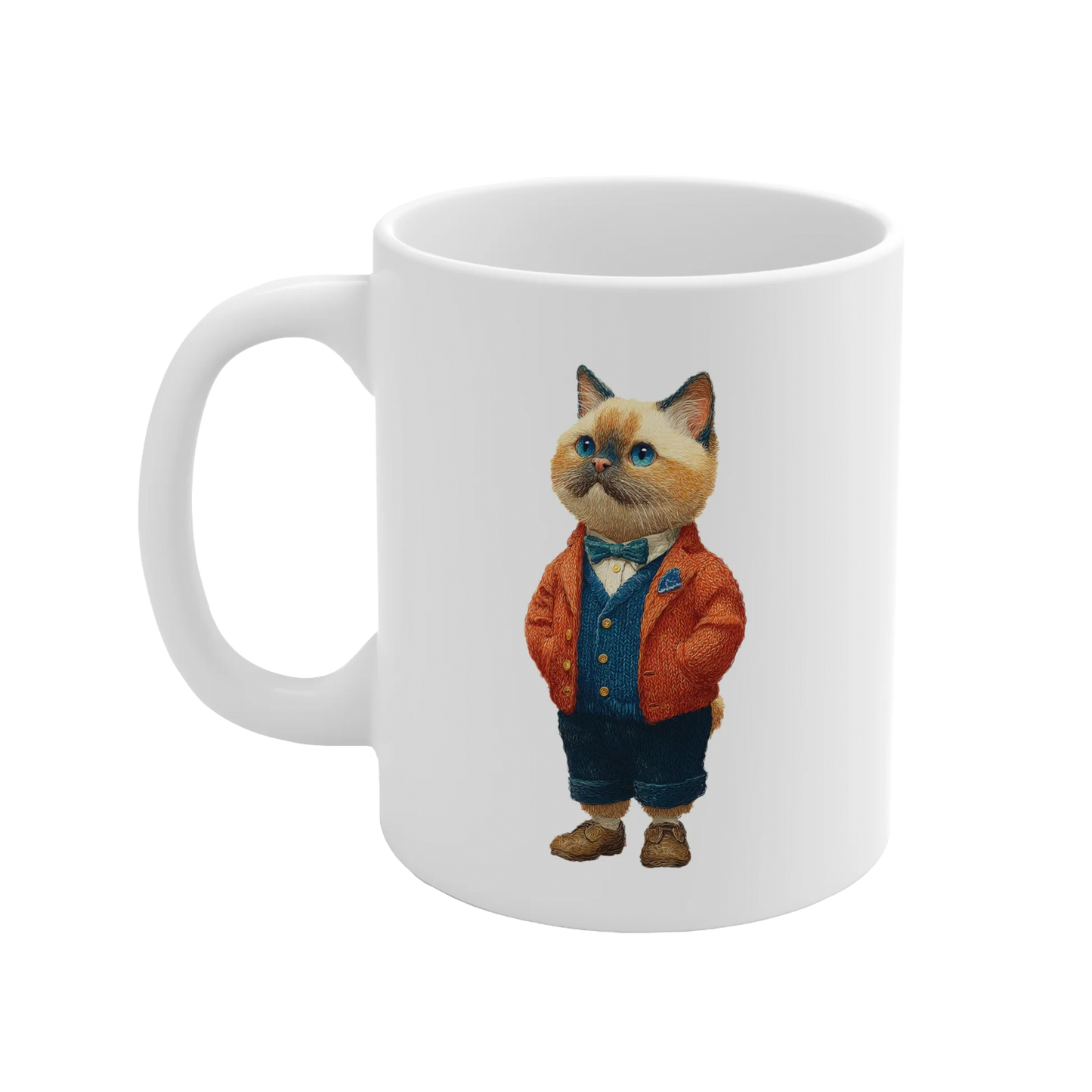 Classic Siamese Cat Ceramic Mug