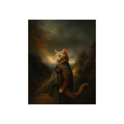 Whimsical Cat Fine Art Poster