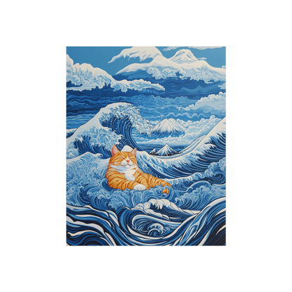 Great Cat Off Kanagawa Art Poster